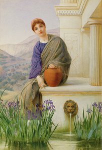 噴水で 作： Henry Ryland